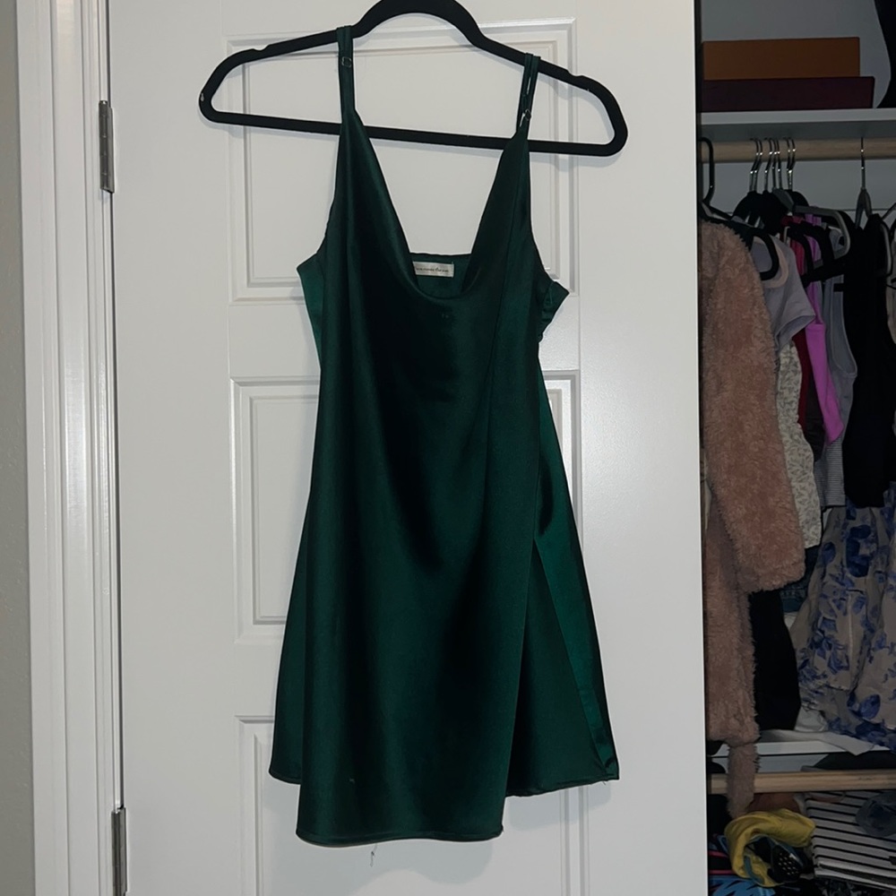 Hello Molly silk green dress